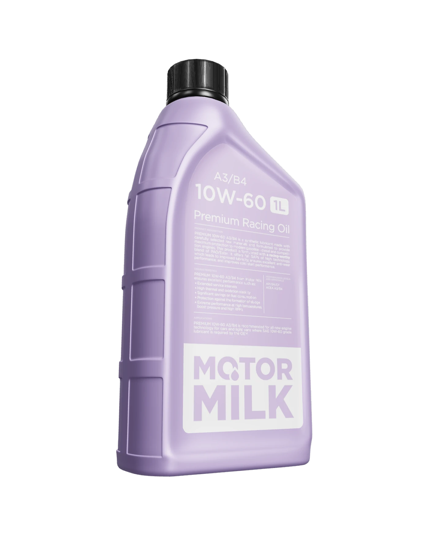 Botella Motor Milk 10W-60 Premium Racing Oil